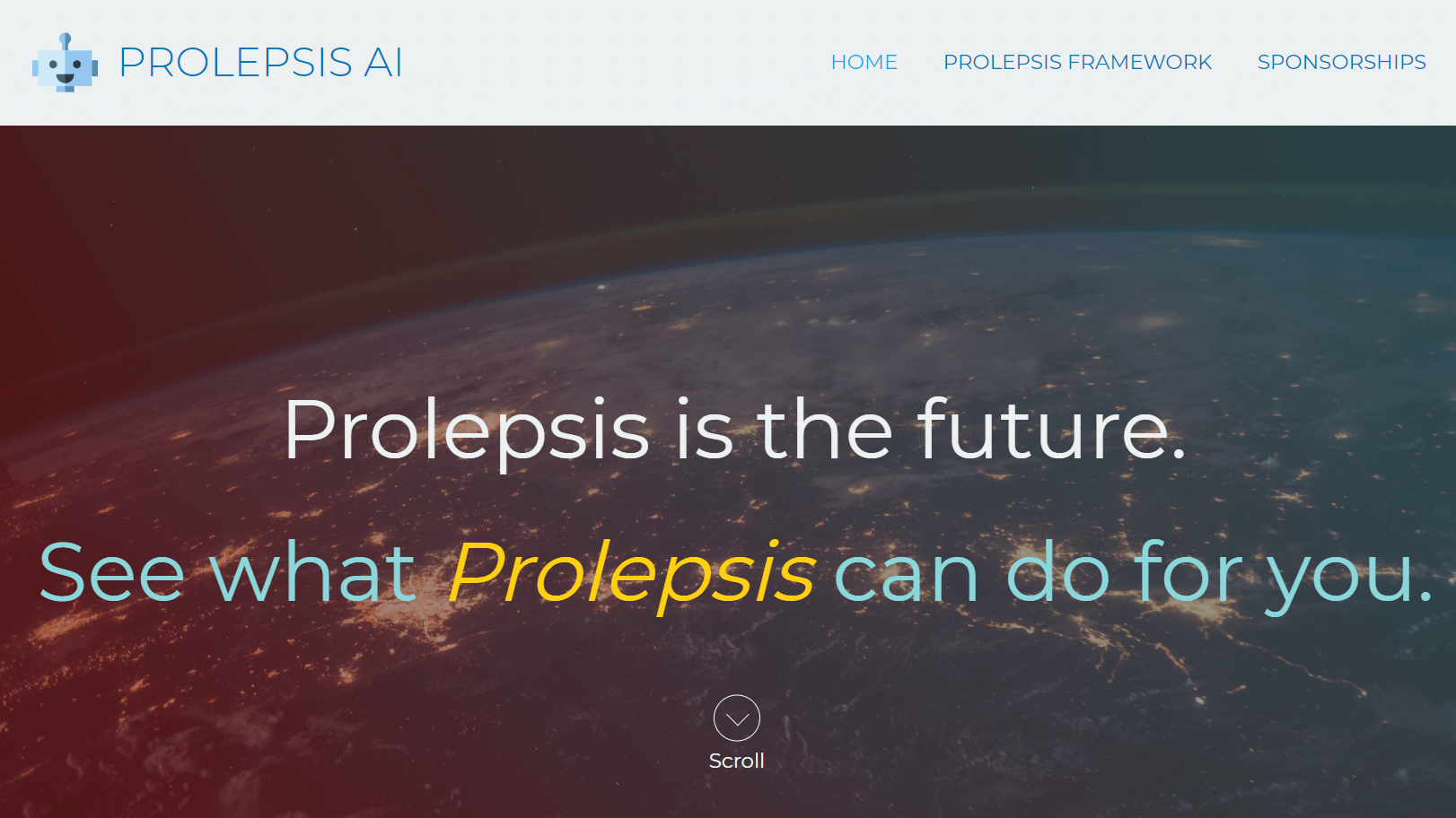 Prolepsis Artificial Intelligence Website