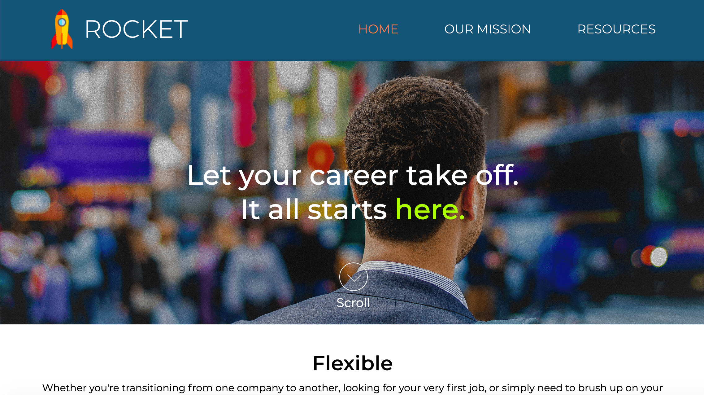 Rocket Careers Website